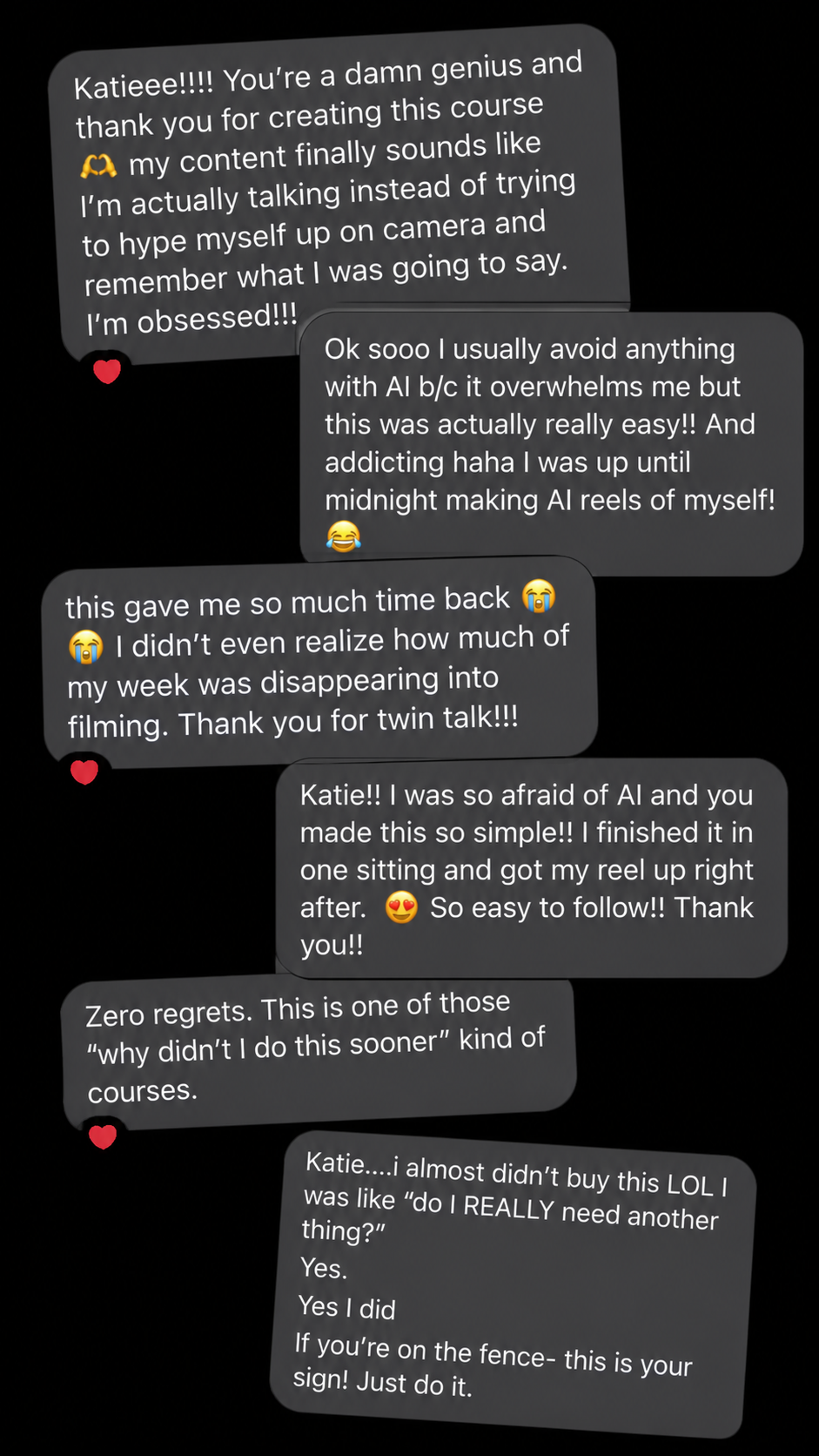 Customer testimonials about Twin Talk